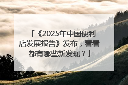 《2025年中国便利店发展报告》发布，看看都有哪些新发现？
