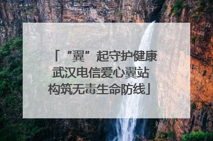 “翼”起守护健康 武汉电信爱心翼站构筑无毒生命防线