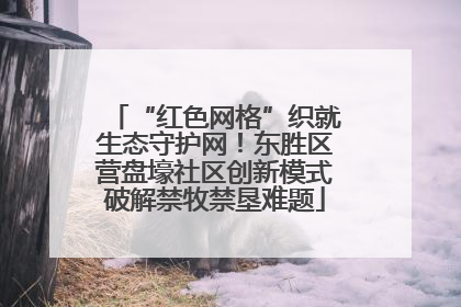 “红色网格”织就生态守护网！东胜区营盘壕社区创新模式破解禁牧禁垦难题