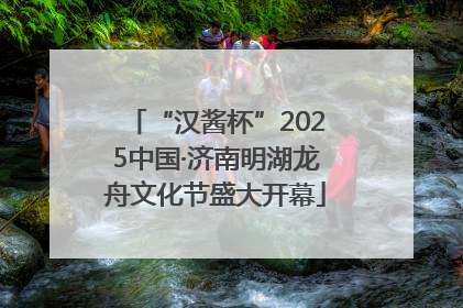 “汉酱杯”2025中国·济南明湖龙舟文化节盛大开幕