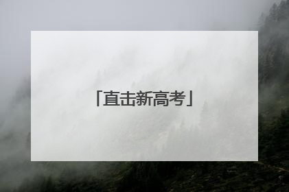 直击新高考
