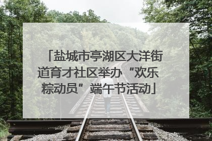 盐城市亭湖区大洋街道育才社区举办“欢乐粽动员”端午节活动