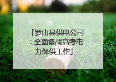 罗山县供电公司：全面备战高考电力保供工作