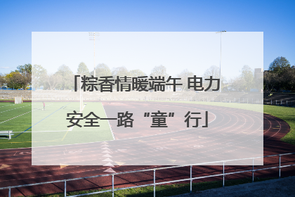 粽香情暖端午 电力安全一路“童”行