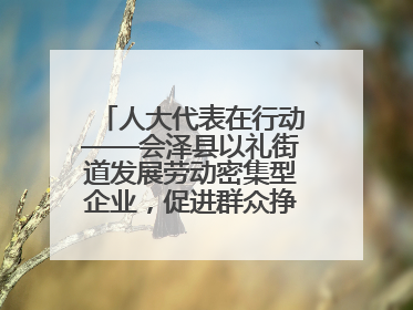 人大代表在行动——会泽县以礼街道发展劳动密集型企业，促进群众挣钱顾家两不误