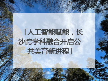 人工智能赋能，长沙跨学科融合开启公共美育新进程