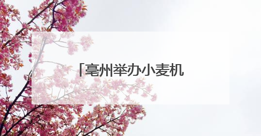 亳州举办小麦机收减损技能大比武 农机手田间竞技保粮食颗粒归仓