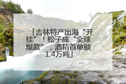 吉林特产出海“开挂”！松子成“全球爆款”，酒精首单锁1.4万吨