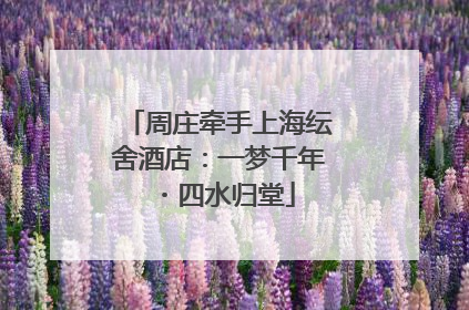 周庄牵手上海纭舍酒店：一梦千年・四水归堂