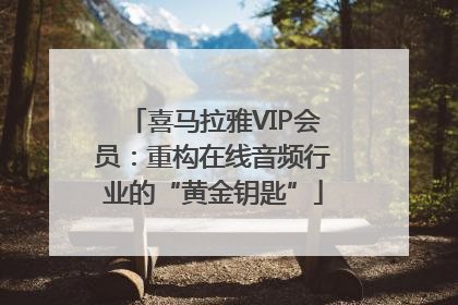 喜马拉雅VIP会员：重构在线音频行业的“黄金钥匙”