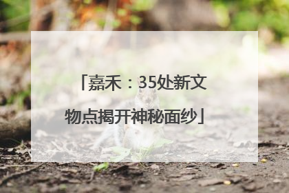 嘉禾：35处新文物点揭开神秘面纱