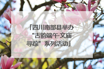 四川南部县举办“古韵端午·文庙寻踪”系列活动