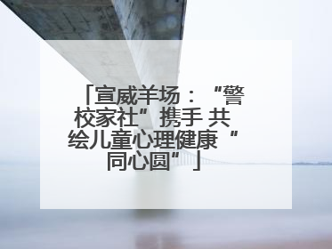 宣威羊场：“警校家社”携手 共绘儿童心理健康“同心圆”