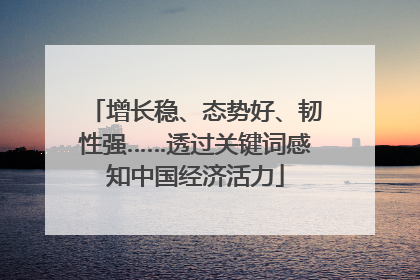 增长稳、态势好、韧性强……透过关键词感知中国经济活力