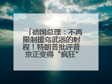 德国总理：不再限制援乌武器的射程！特朗普批评普京正变得“疯狂”，俄方最新回应