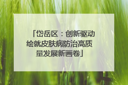 岱岳区：创新驱动绘就皮肤病防治高质量发展新画卷