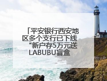 平安银行西安地区多个支行已下线“新户存5万元送LABUBU盲盒”活动