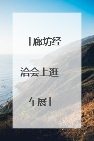 廊坊经洽会上逛车展