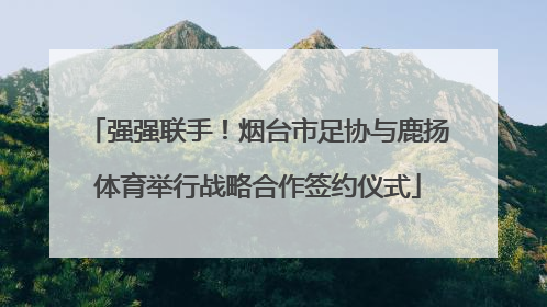 强强联手！烟台市足协与鹿扬体育举行战略合作签约仪式