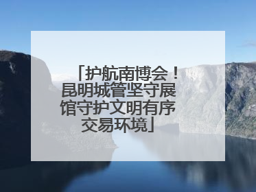 护航南博会！昆明城管坚守展馆守护文明有序交易环境