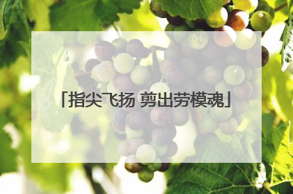 指尖飞扬 剪出劳模魂