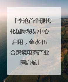 李沧首个现代化国际贸易中心启用，金水·伍合跨境电商产业园启航