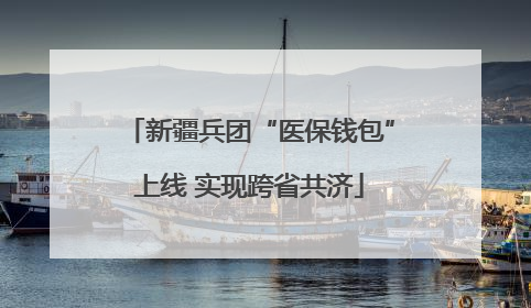 新疆兵团“医保钱包”上线 实现跨省共济