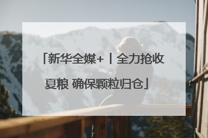 新华全媒+丨全力抢收夏粮 确保颗粒归仓
