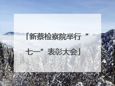 新蔡检察院举行“七一”表彰大会
