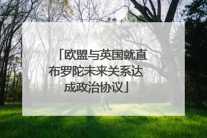 欧盟与英国就直布罗陀未来关系达成政治协议