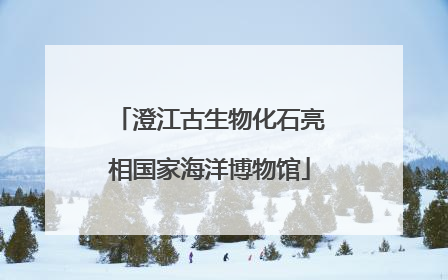 澄江古生物化石亮相国家海洋博物馆