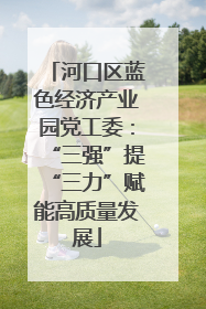 河口区蓝色经济产业园党工委：“三强”提“三力”赋能高质量发展
