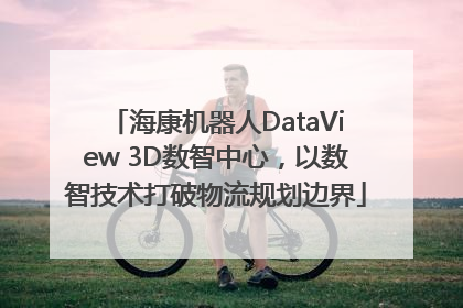 海康机器人DataView 3D数智中心，以数智技术打破物流规划边界