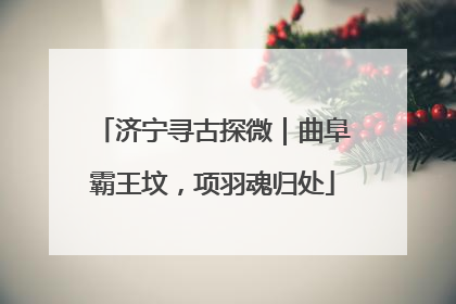 济宁寻古探微｜曲阜霸王坟，项羽魂归处