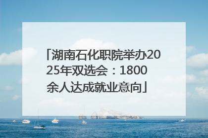 湖南石化职院举办2025年双选会：1800余人达成就业意向