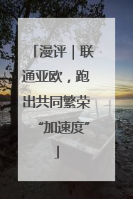 漫评｜联通亚欧，跑出共同繁荣“加速度”