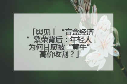 舆见丨“盲盒经济”繁荣背后：年轻人为何甘愿被“黄牛”高价收割？