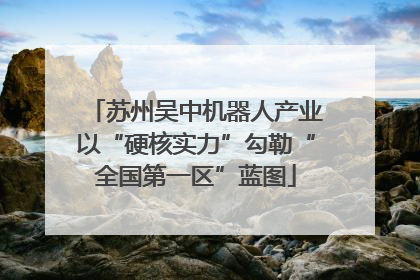 苏州吴中机器人产业以“硬核实力”勾勒“全国第一区”蓝图
