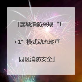 襄城消防采取“1+1”模式动态巡查园区消防安全