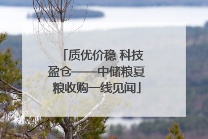 质优价稳 科技盈仓——中储粮夏粮收购一线见闻