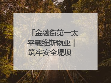 金融街第一太平戴维斯物业｜筑牢安全堤坝 守护美好家园