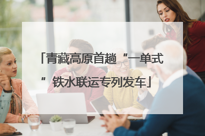 青藏高原首趟“一单式”铁水联运专列发车