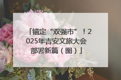 锚定“双强市”！2025年吉安文旅大会部署新篇（图）