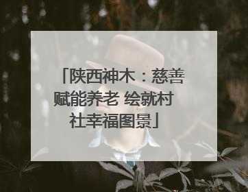 陕西神木：慈善赋能养老 绘就村社幸福图景