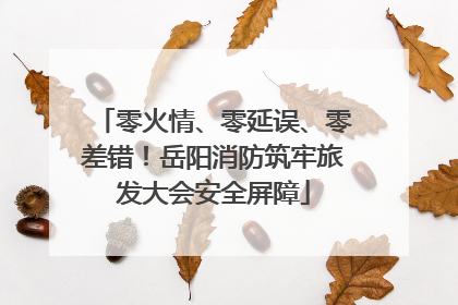 零火情、零延误、零差错！岳阳消防筑牢旅发大会安全屏障