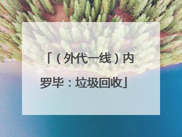 （外代一线）内罗毕：垃圾回收