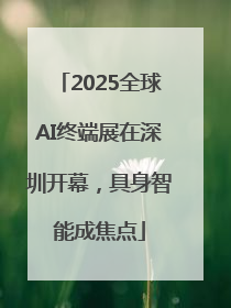 2025全球AI终端展在深圳开幕,具身智能成焦点