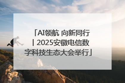 AI领航 向新同行丨2025安徽电信数字科技生态大会举行