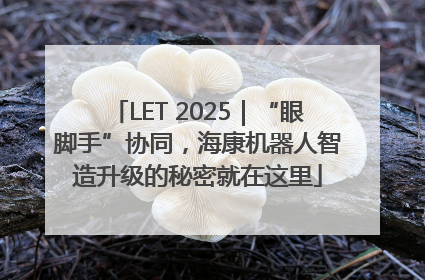 LET 2025｜“眼脚手”协同，海康机器人智造升级的秘密就在这里